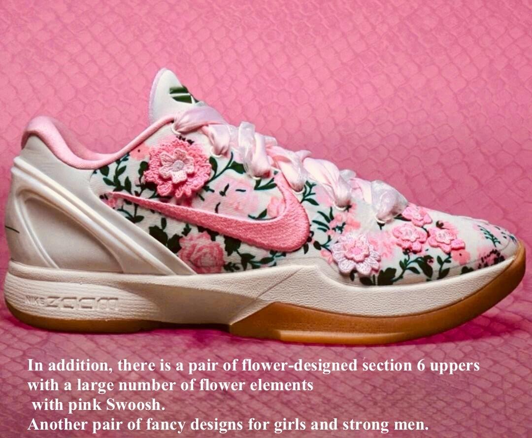 Nike zoom kobe 6 Flowers🔥 高加索曼巴.脏粉🔥